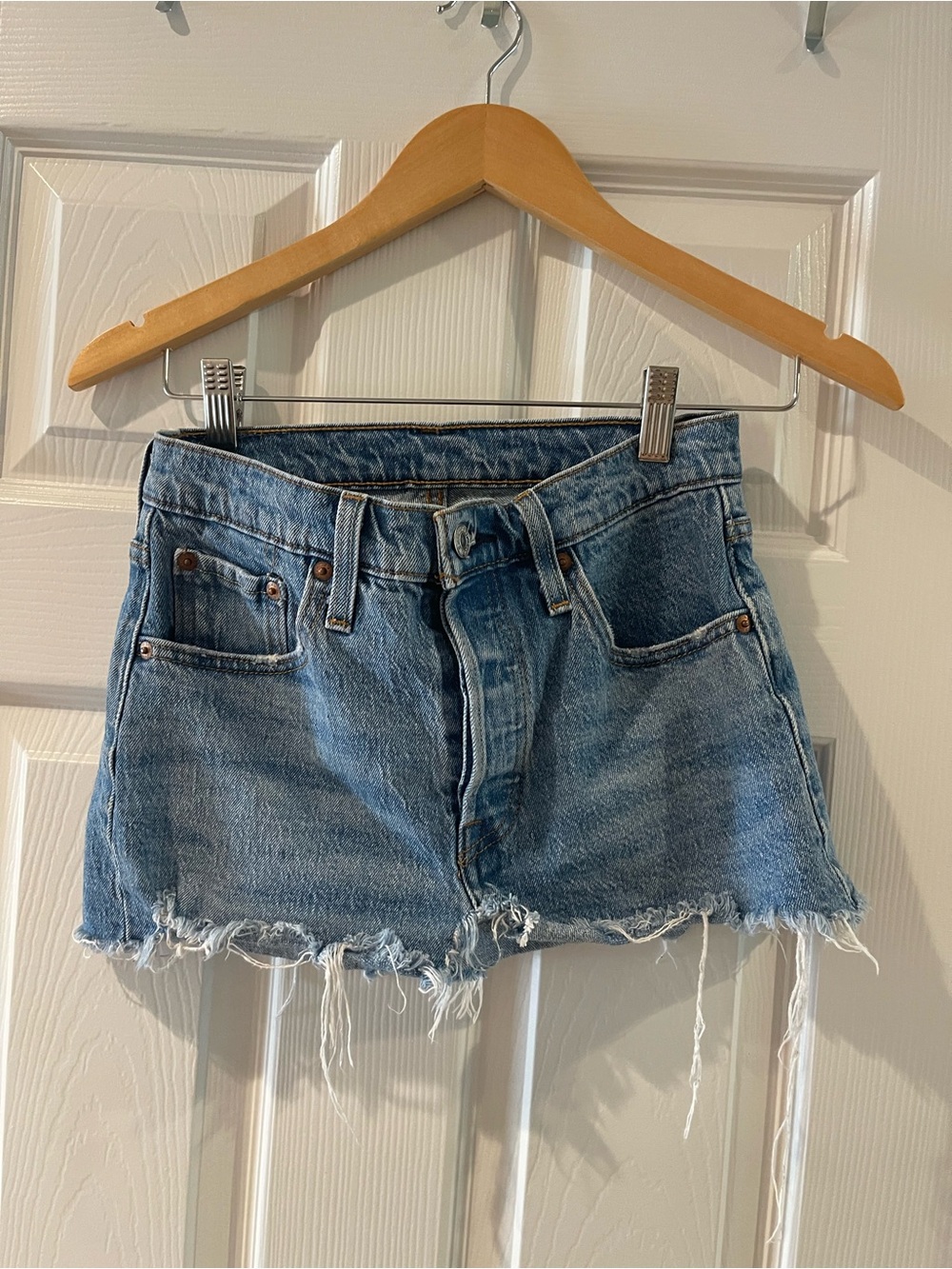 Levi’s 501 Micro Mini Skirt, DIY’d sz25